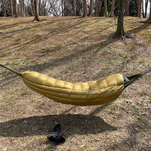 商品解説】Tube Quilt｜ハンモックに合わせるためのスリピーングギア