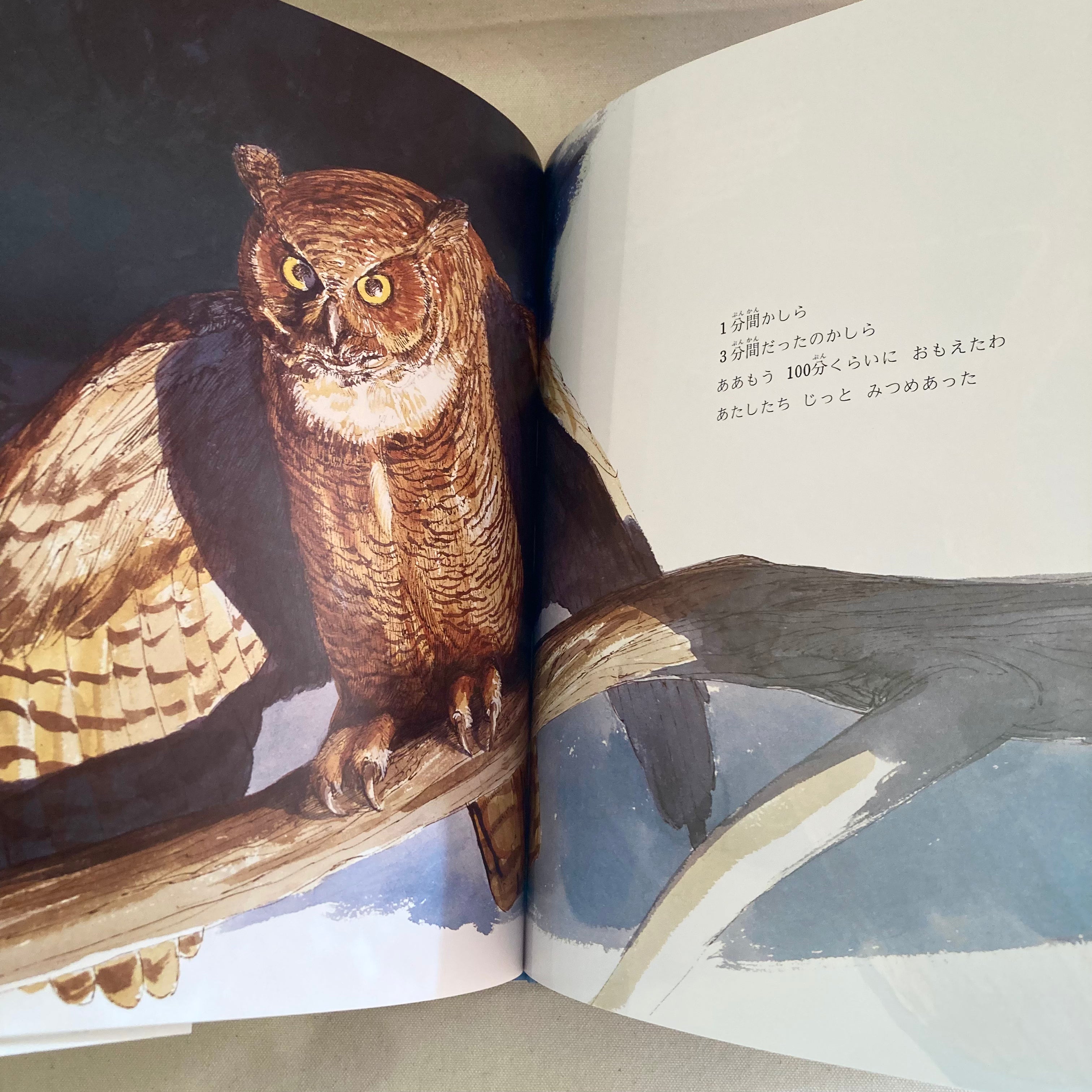 月夜のみみずく