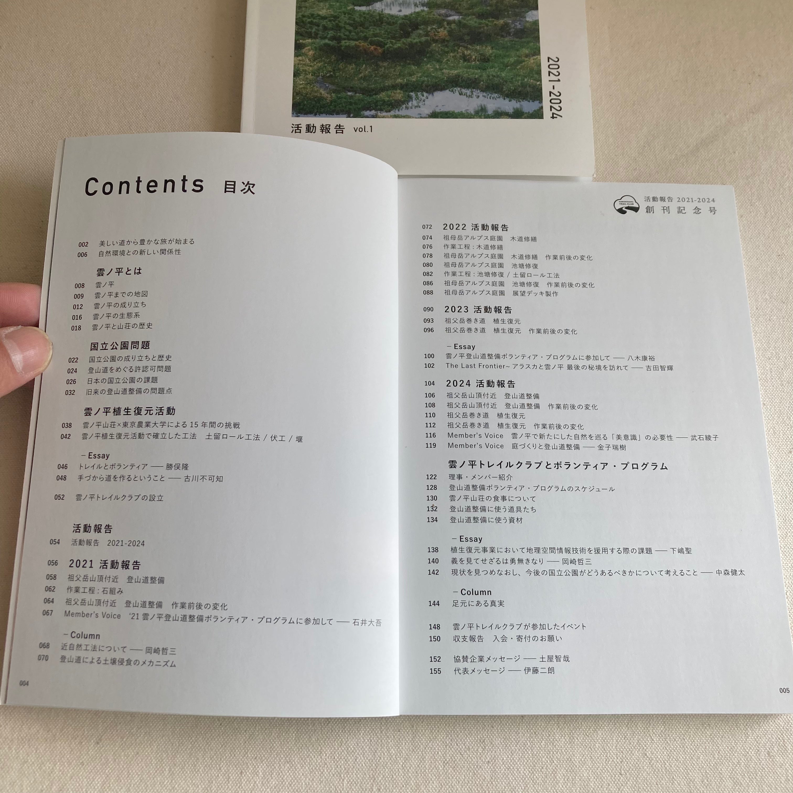 雲ノ平トレイルクラブ活動報告