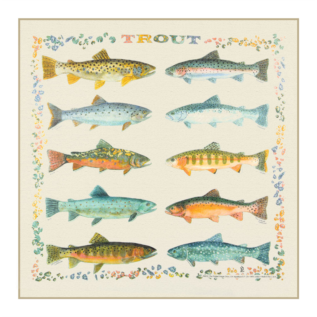 Nature Print Bandana